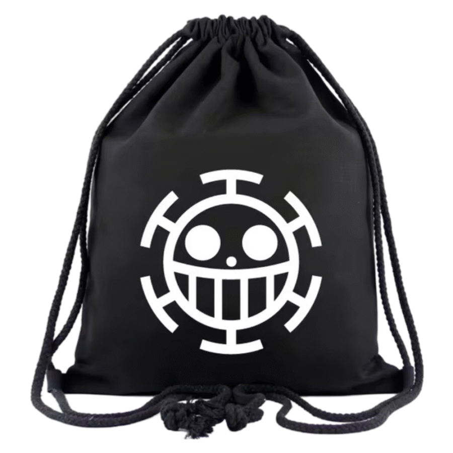 Anime One Piece Heart Pirates Drawstring Bag Anime One Piece Heart Pirates Drawstring Bag