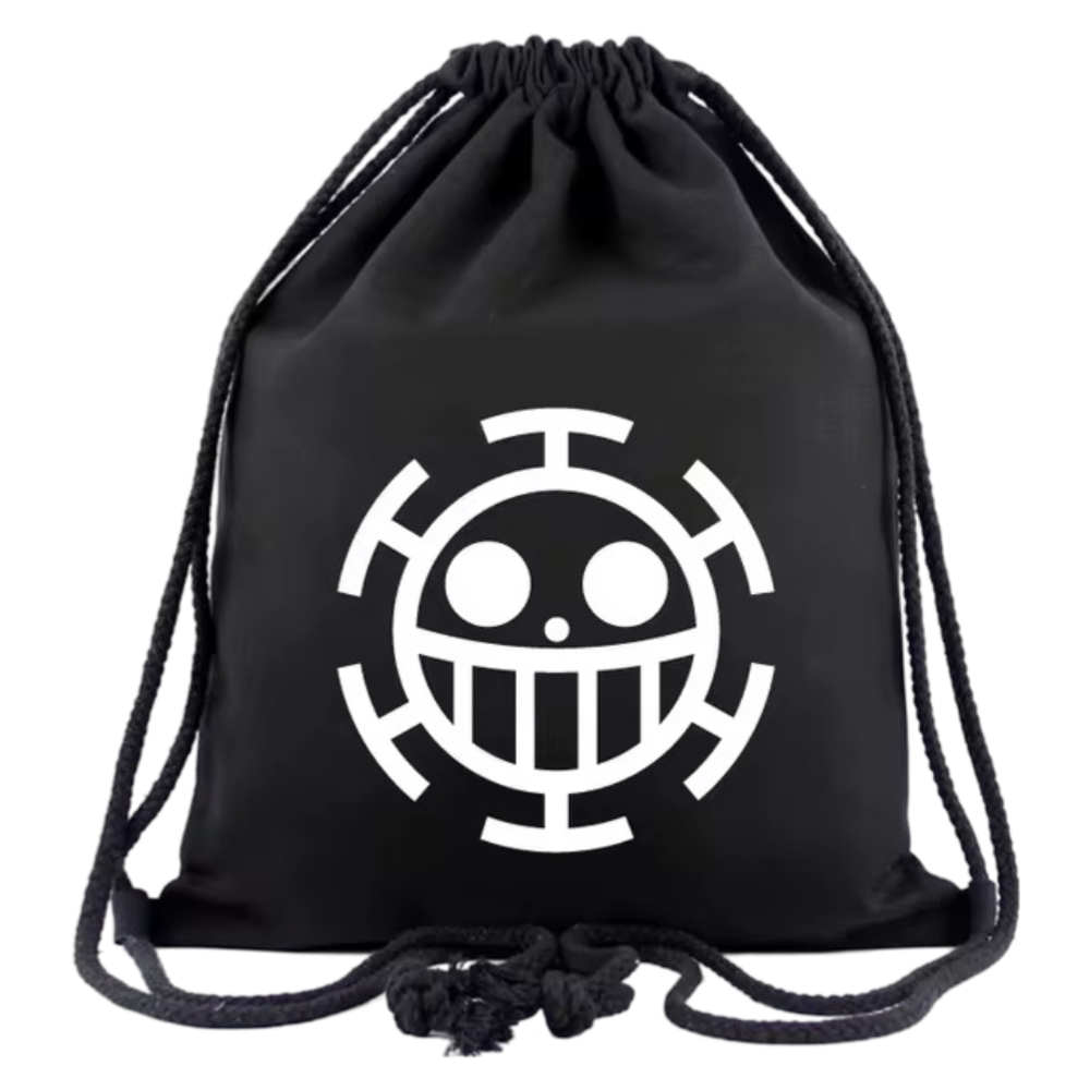 Anime One Piece Heart Pirates Drawstring Bag Anime One Piece Heart Pirates Drawstring Bag