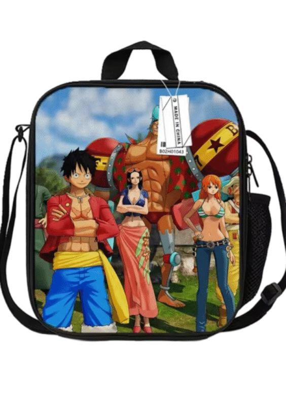 One Piece Anime Student Meal Bag