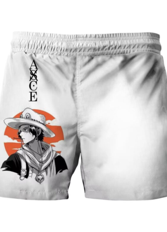 One Piece Anime Portgas D. Ace Shorts
