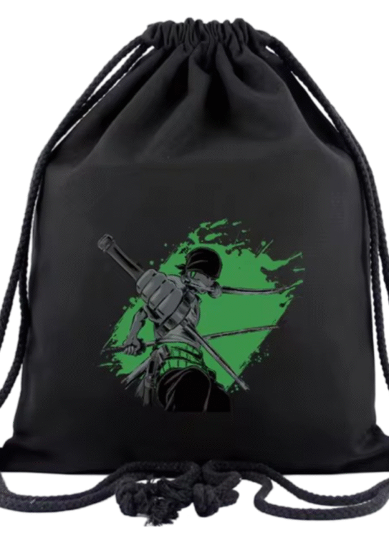 One Piece Anime Roronoa Zoro Drawstring Bag