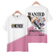 Anime One Piece Dead Or Alive Luffy T-Shirt