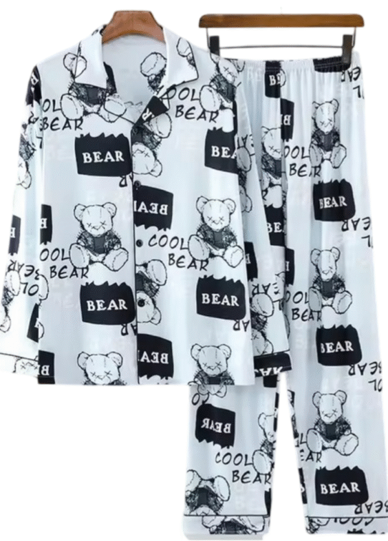 Cartoon Cool Bear Pajama