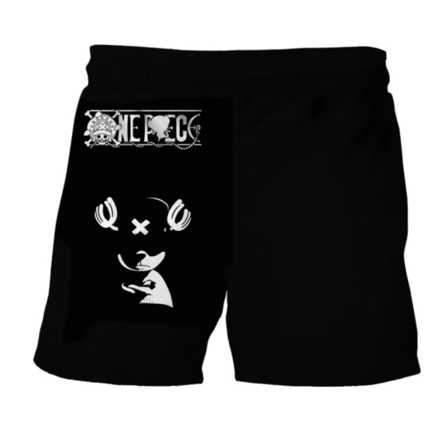 Anime One Piece Tony Tony Chopper Black Shorts Anime One Piece Tony Tony Chopper Black Shorts