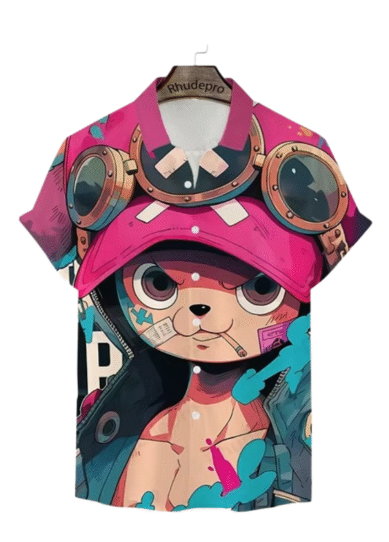 Anime One Piece Tony Tony Chopper Short Sleeve Summer T-Shirt