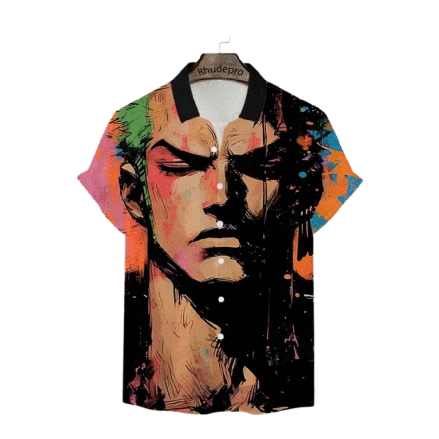 Anime One Piece Roronoa Zoro Short Sleeve Summer T-Shirt Anime One Piece Roronoa Zoro Short Sleeve Summer T-Shirt