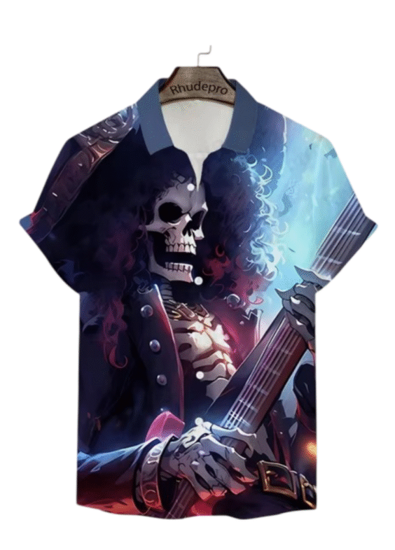 Anime One Piece Brook Short Sleeve Summer T-Shirt