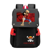 Anime One Piece Monkey D. Luffy Student Backpack
