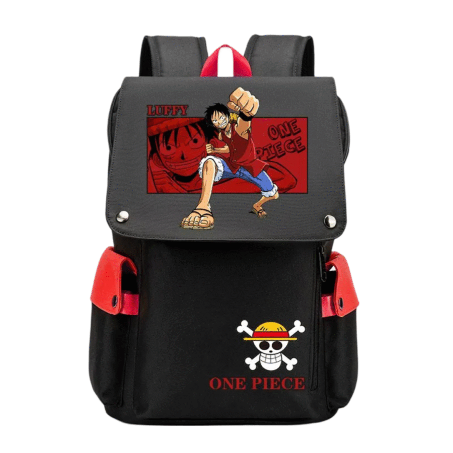Anime One Piece Monkey D. Luffy Student Backpack Anime One Piece Monkey D. Luffy Student Backpack