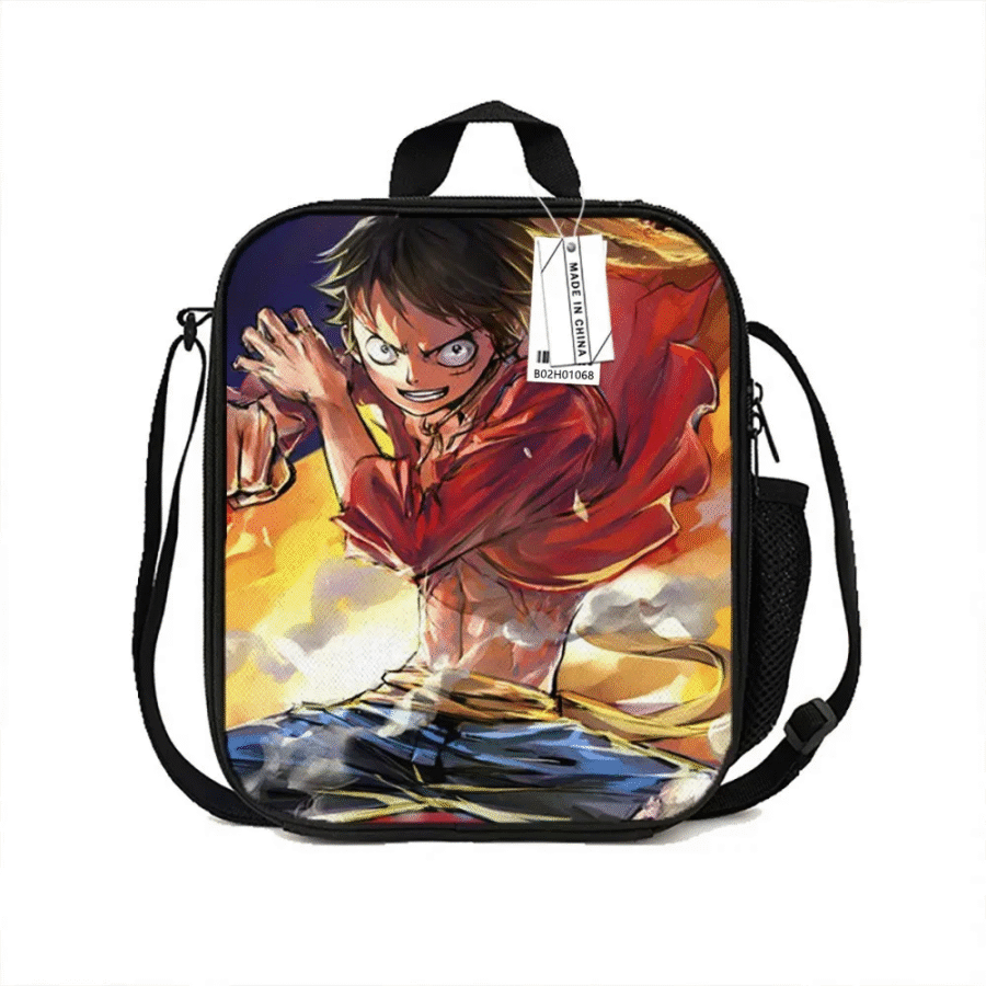 One Piece Monkey D. Luffy Anime Insulated Lunch Bag One Piece Monkey D. Luffy Anime Insulated Lunch Bag