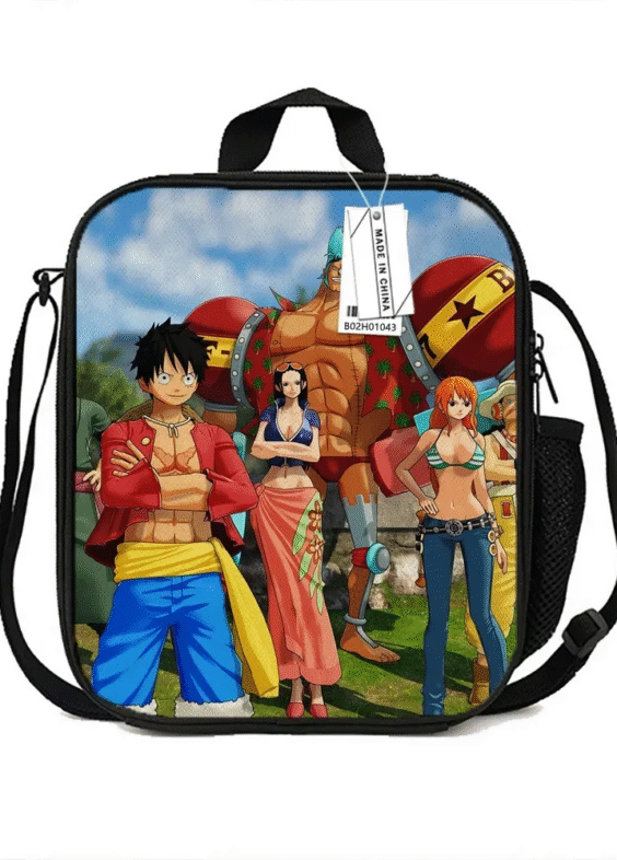 Anime One Piece Character Insulated Lunch Bag