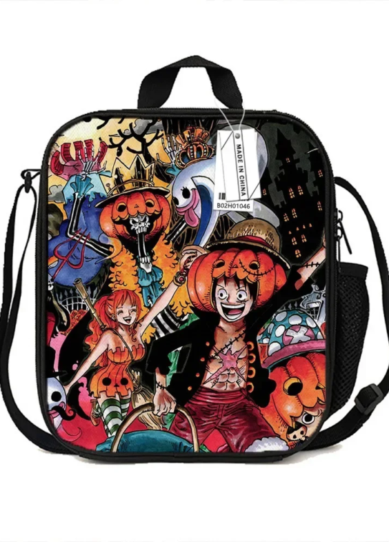 Anime One Piece Halloween Insulated Lunch Bag