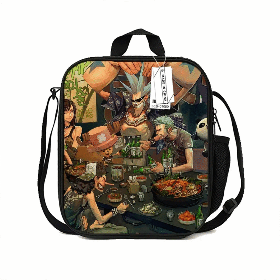 One Piece Anime Character Insulated Lunch Bag One Piece Anime Character Insulated Lunch Bag