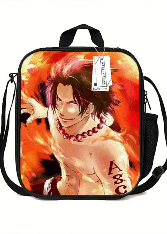 One Piece Portgas D. Ace Anime Lunch Bag