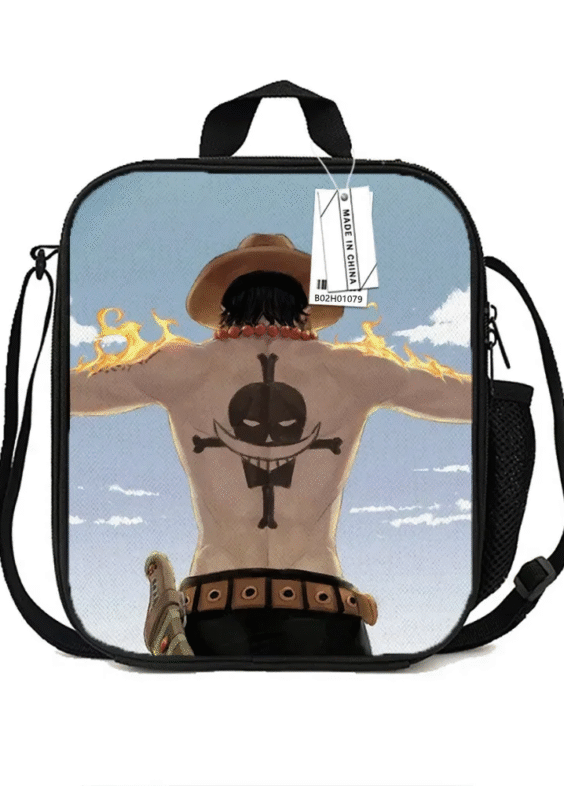 Anime One Piece Portgas D. Ace Lunch Bag