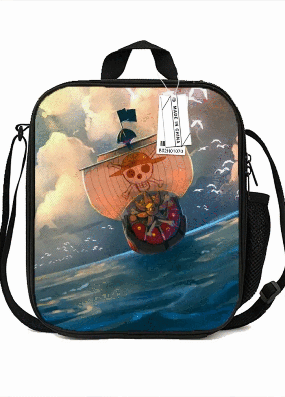 Anime One Piece Ship Lunch Bag