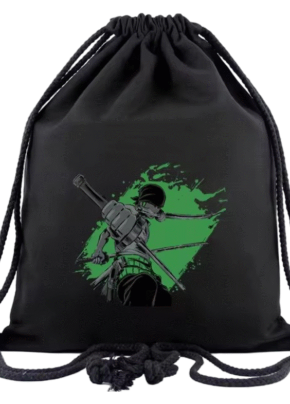 Anime One Piece Roronoa Zoro Drawstring Bag