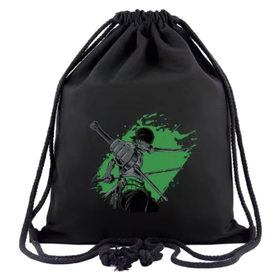 Anime One Piece Roronoa Zoro Drawstring Bag Anime One Piece Roronoa Zoro Drawstring Bag