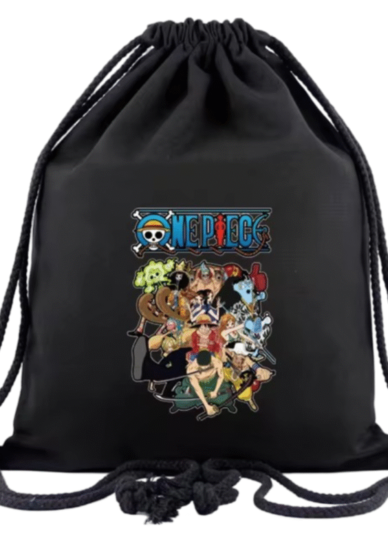 Anime One Piece Character Drawstring Bag