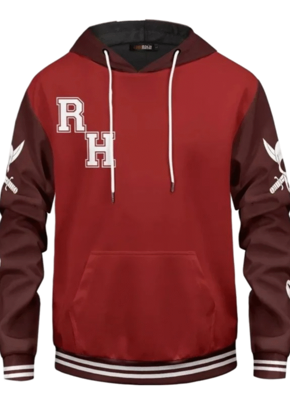 Anime One Piece Red Haired Pirates Logo Hoodie
