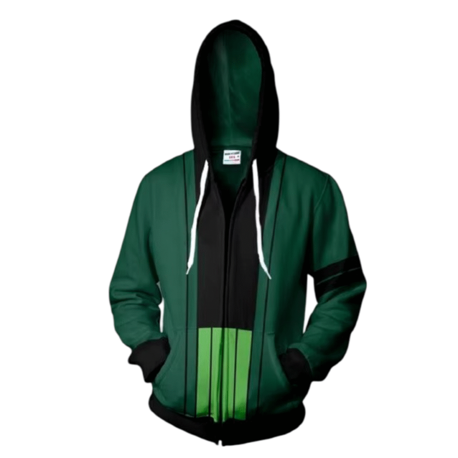 Anime One Piece Roronoa Zoro Cosplay Hoodie Anime One Piece Roronoa Zoro Cosplay Hoodie