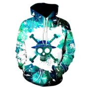 Anime One Piece Skull Symbol Hoodie