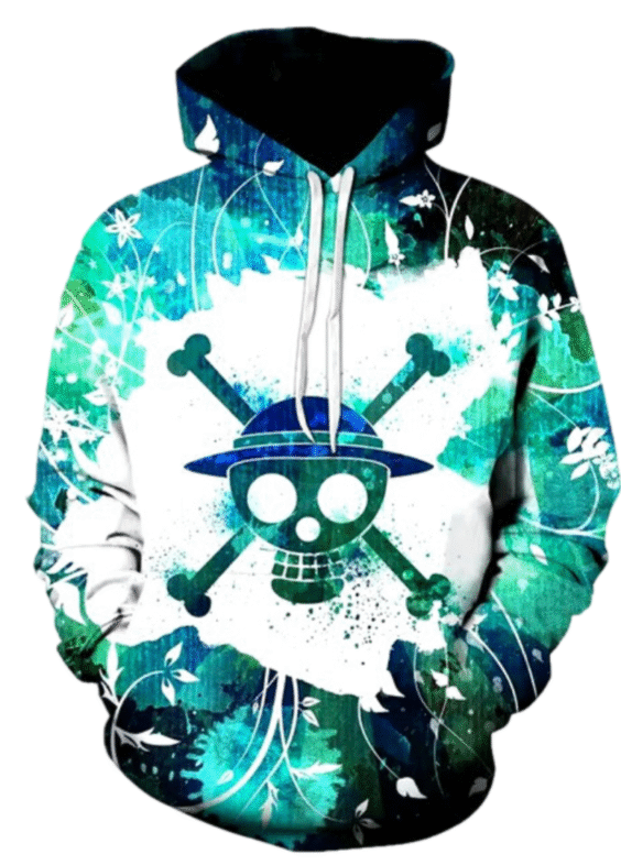 Anime One Piece Skull Symbol Hoodie