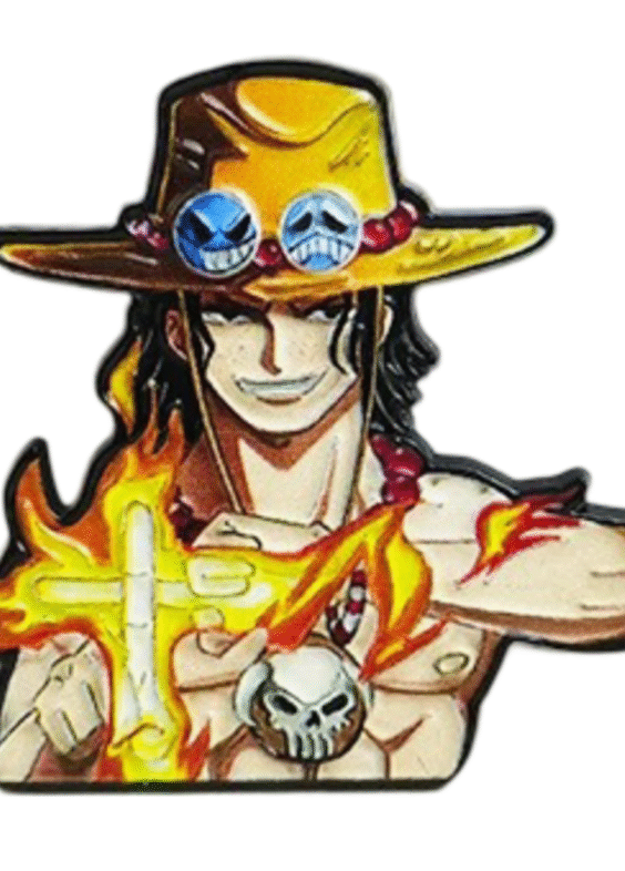 One Piece Anime Portgas D. Ace Enamel Pin