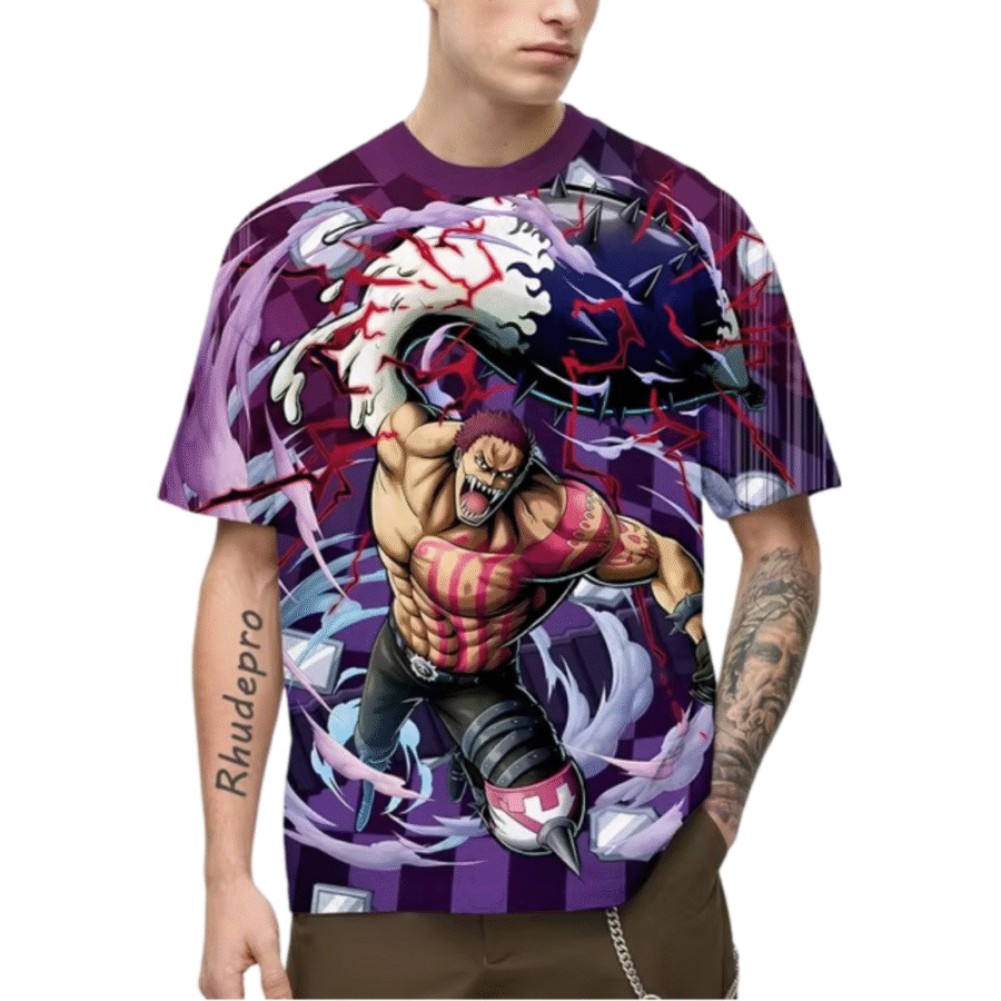 Anime One Piece Charlotte Katakuri T-Shirt Anime One Piece Charlotte Katakuri T-Shirt