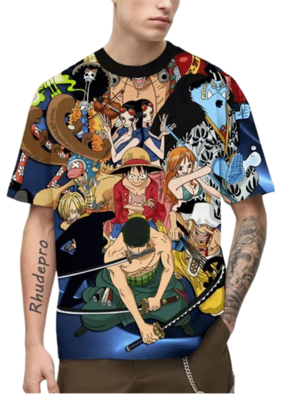 Anime One Piece Character T-Shirt