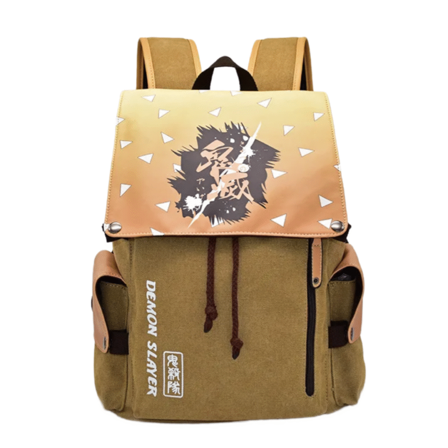 Anime Demon Slayer Zenitsu Agatsuma Backpack Anime Demon Slayer Zenitsu Agatsuma Backpack