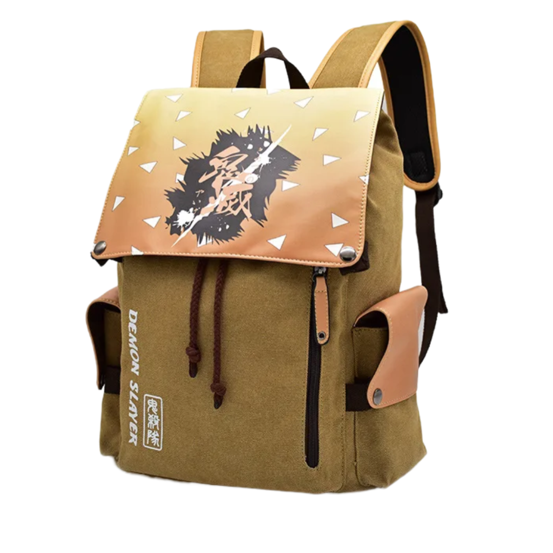 Anime Demon Slayer Zenitsu Agatsuma Backpack Anime Demon Slayer Zenitsu Agatsuma Backpack