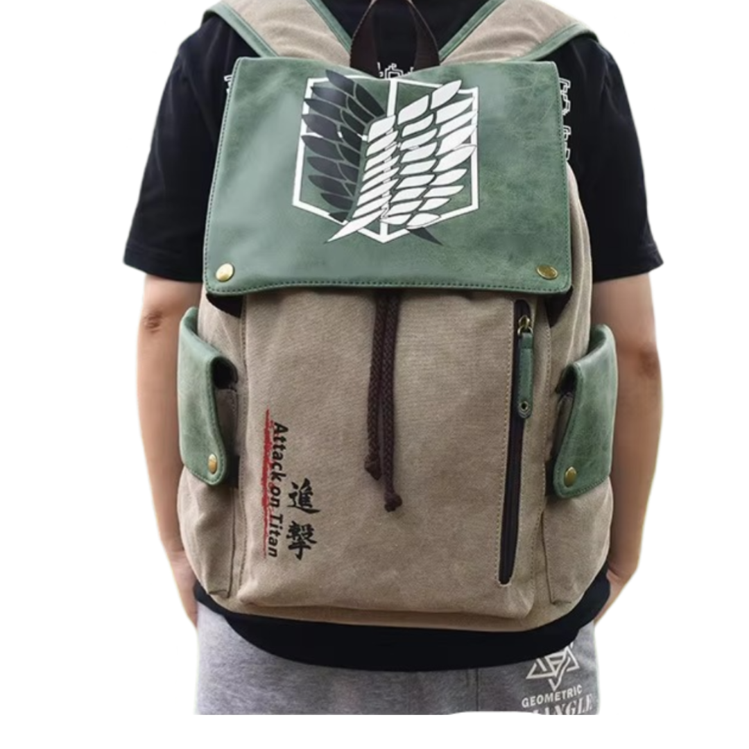 Anime Attack On Titan Student Backpack Anime Attack On Titan Student Backpack
