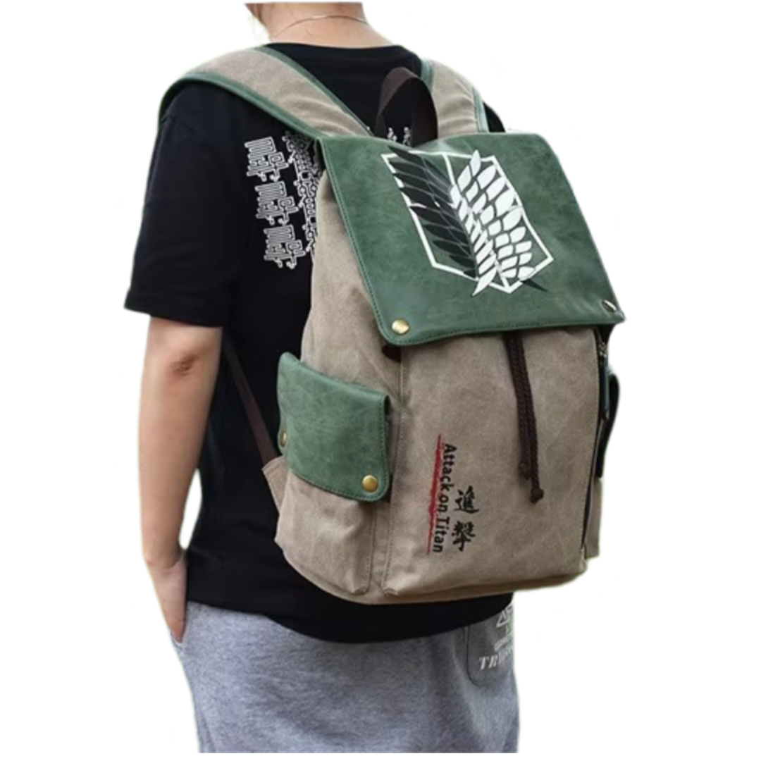 Anime Attack On Titan Student Backpack Anime Attack On Titan Student Backpack