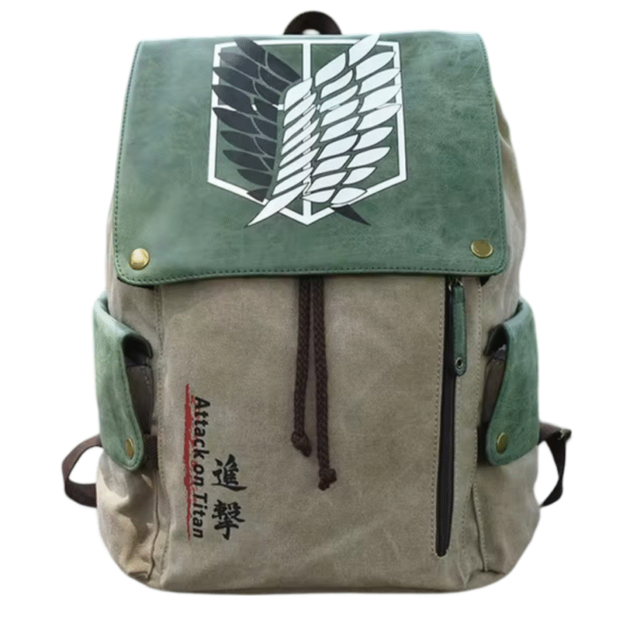 Anime Attack On Titan Student Backpack Anime Attack On Titan Student Backpack