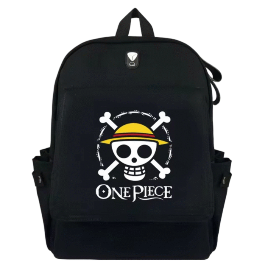 Anime One Piece Metal Plate Skull Backpack Anime One Piece Metal Plate Skull Backpack