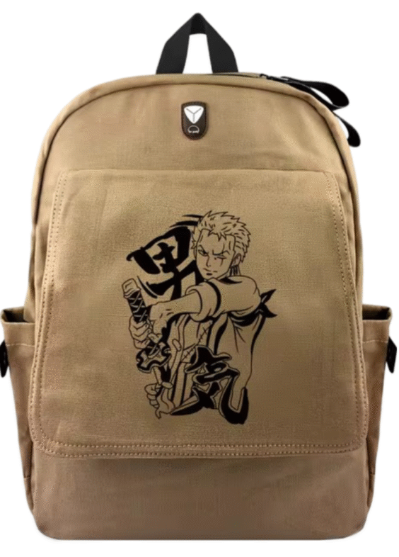 One Piece Anime Roronoa Zoro Student Backpack