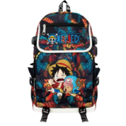 Anime One Piece Luffy And Chopper USB Charging Backpack
