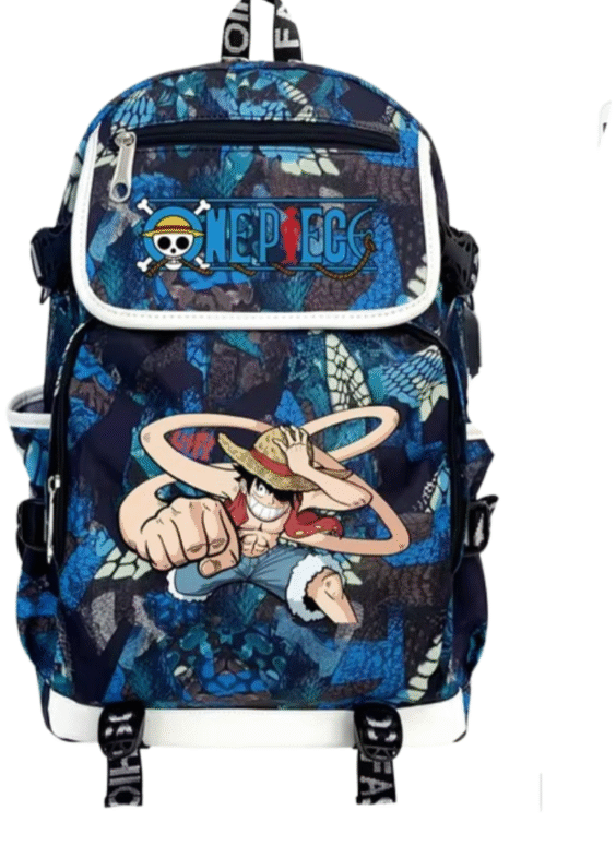 One Piece Anime Monkey D. Luffy USB Charging Backpack