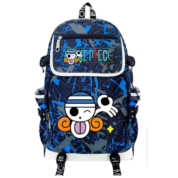 Anime One Piece Nami Symbol USB Charging Backpack