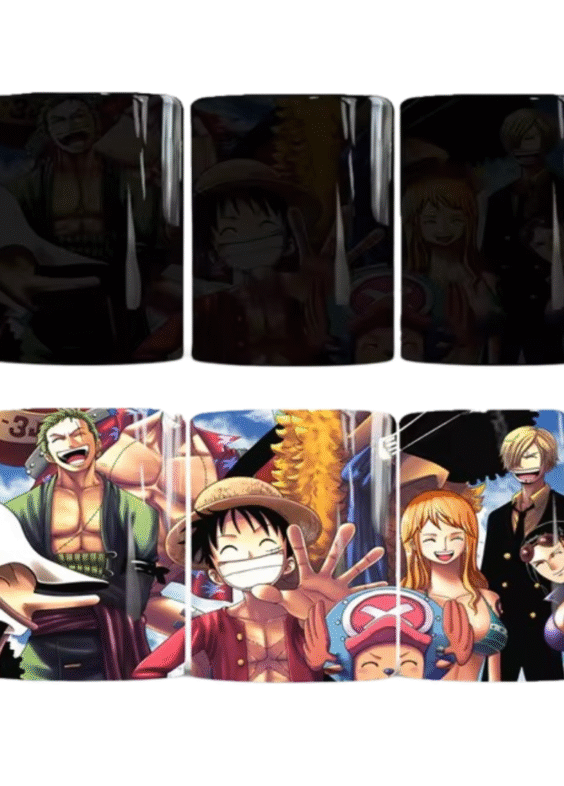 Anime One Piece Luffy And Friends Magic Mug