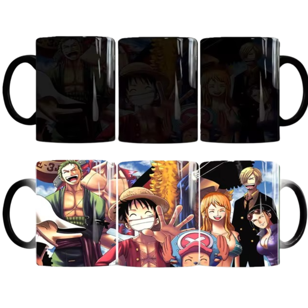 Anime One Piece Luffy And Friends Magic Mug Anime One Piece Luffy And Friends Magic Mug