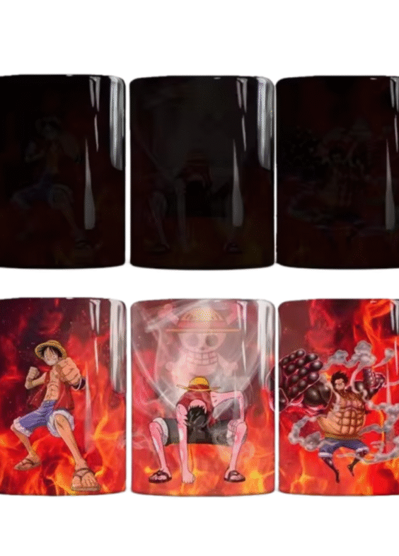 One Piece Anime Monkey D. Luffy Magic Mug