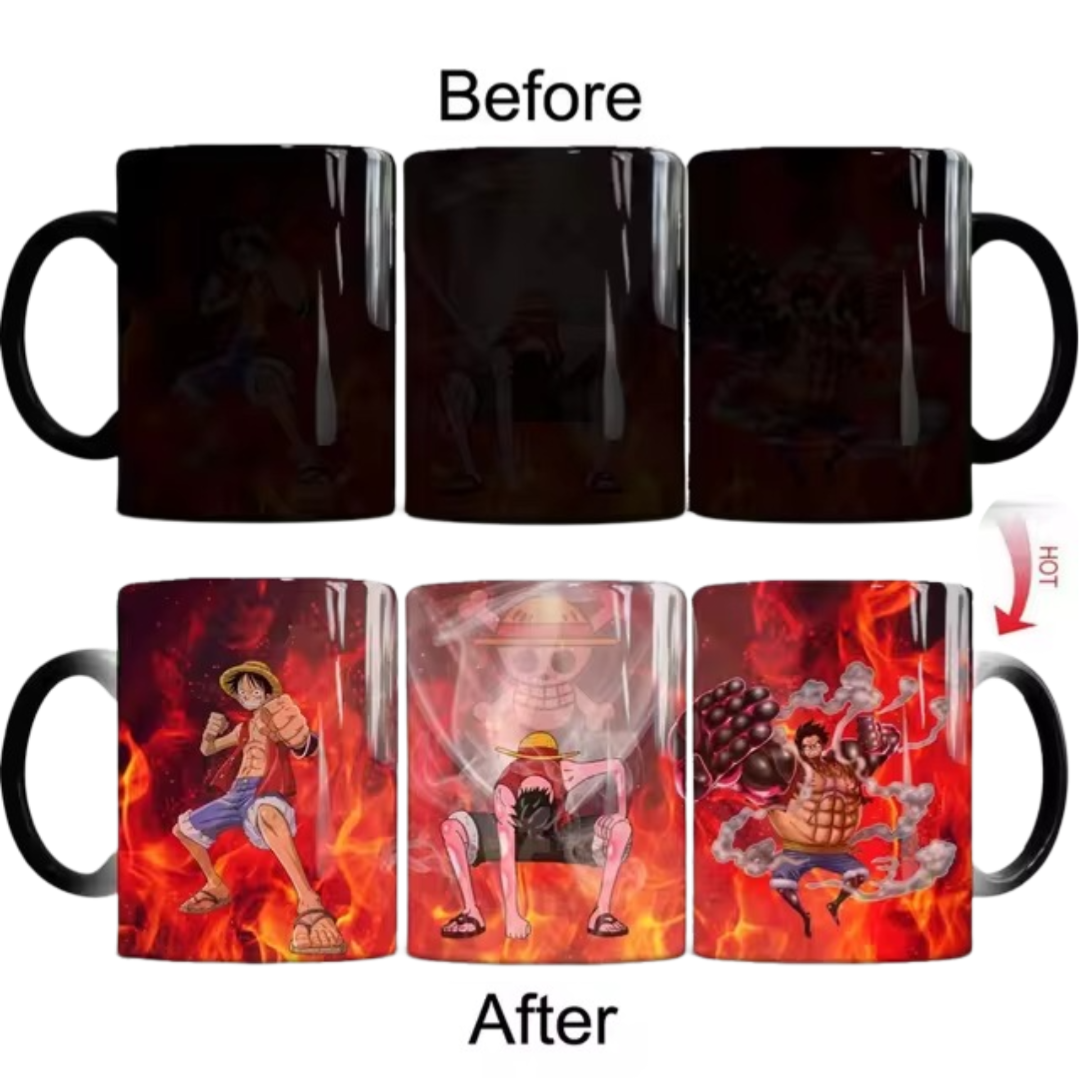 One Piece Anime Monkey D. Luffy Magic Mug One Piece Anime Monkey D. Luffy Magic Mug