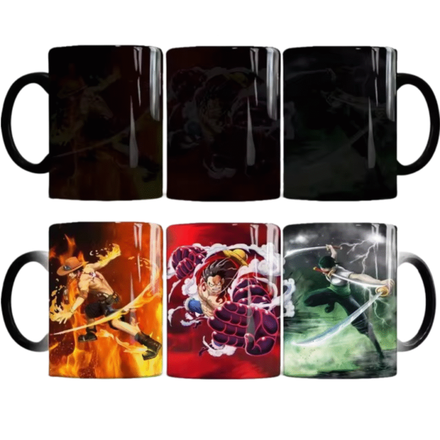 Anime One Piece Luffy With Zoro And Sanji Magic Mug Anime One Piece Luffy With Zoro And Sanji Magic Mug