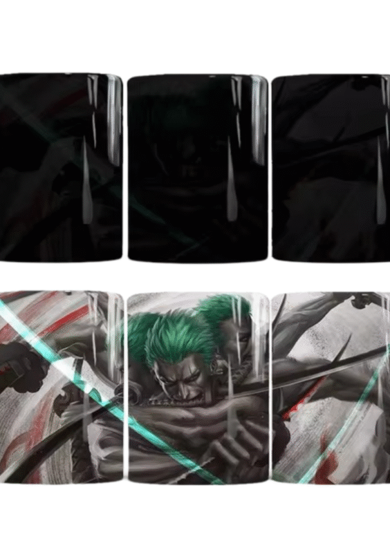 Anime One Piece Roronoa Zoro Vinrylgrave Magic Mug