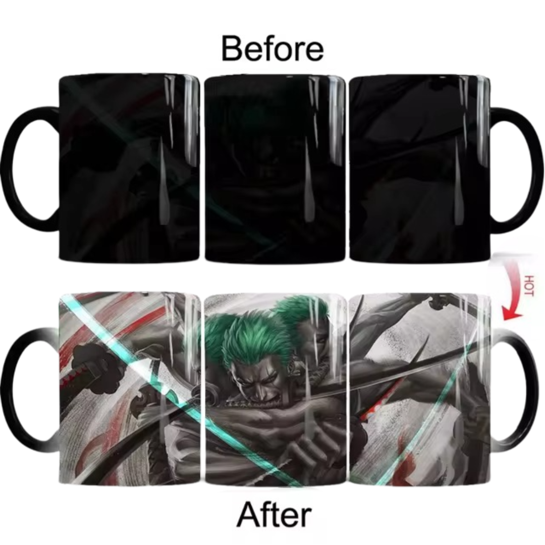 Anime One Piece Roronoa Zoro Vinrylgrave Magic Mug Anime One Piece Roronoa Zoro Vinrylgrave Magic Mug