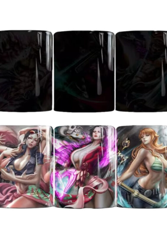 Anime One Piece Nami And Hancock With Robin Magic Mug