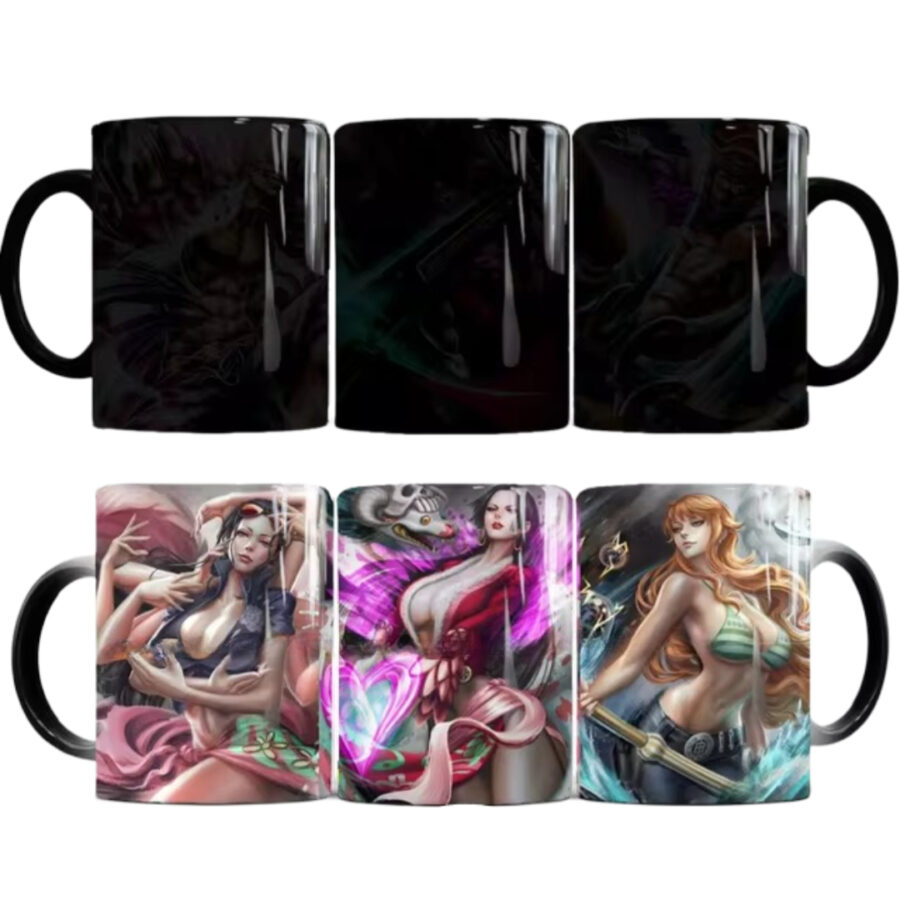 Anime One Piece Nami And Hancock With Robin Magic Mug Anime One Piece Nami And Hancock With Robin Magic Mug
