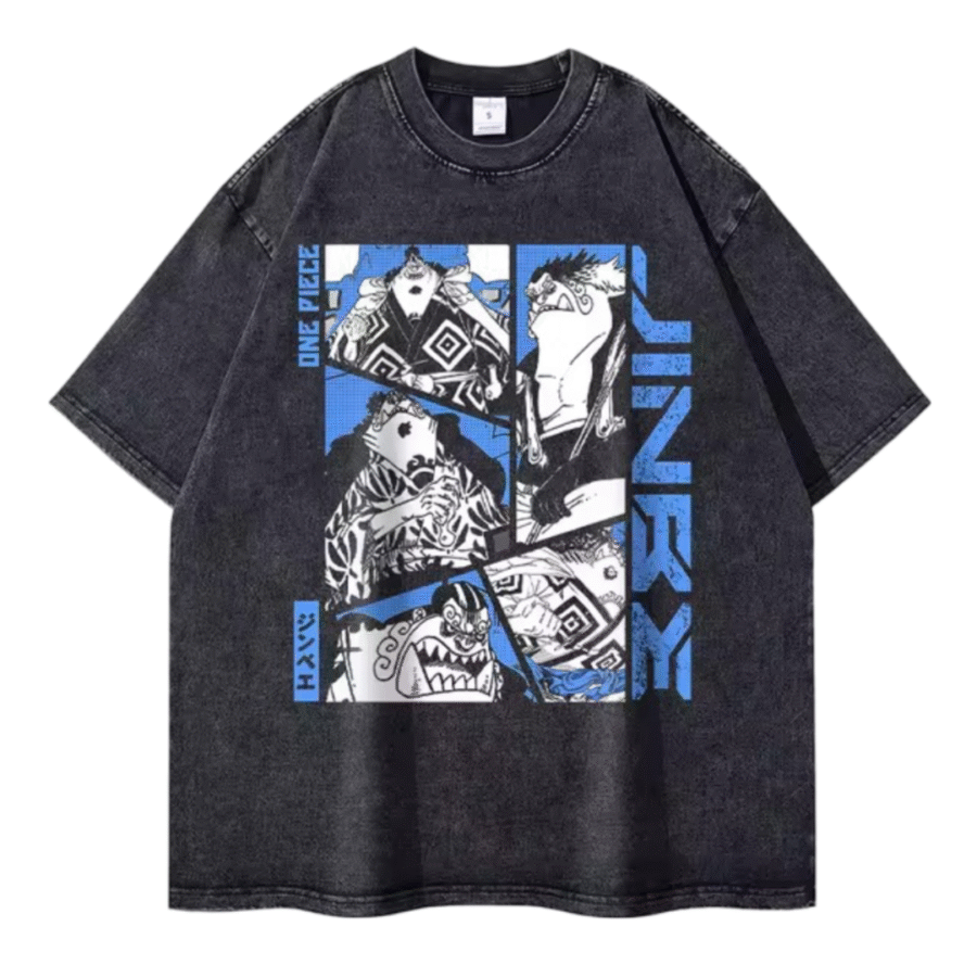 Anime One Piece Jinbe T-Shirt Anime One Piece Jinbe T-Shirt
